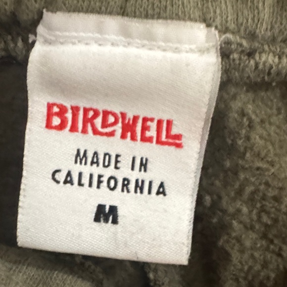 Men's Olive Green Birdwell Sweat Pants - Picture 2 of 4